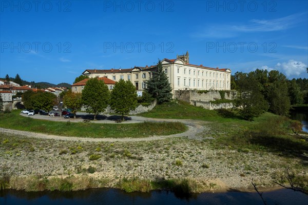 Lavoute Chilhac labelled Les Plus Beaux Villages de France. Priory Sainte-Croix