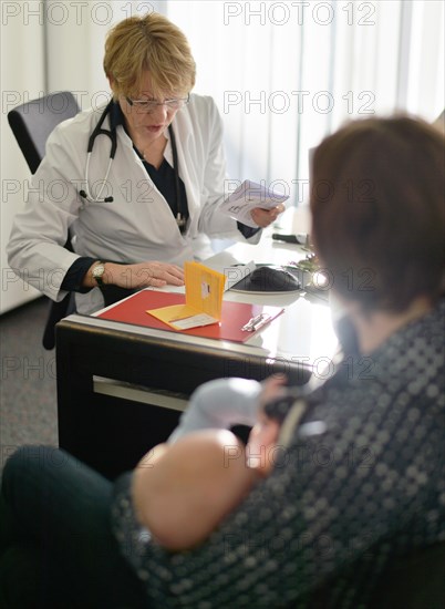 In the family doctor's consultation. Paediatrics