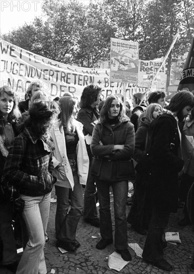 A demonstration initiated by the German Federation of Trade Unions