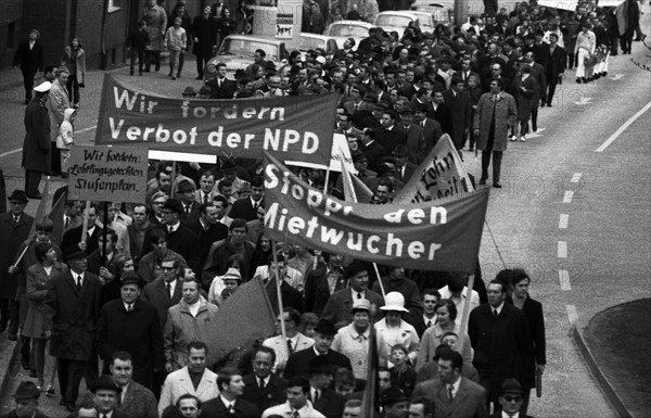 May Day demonstrations of the German Trade Union Federation