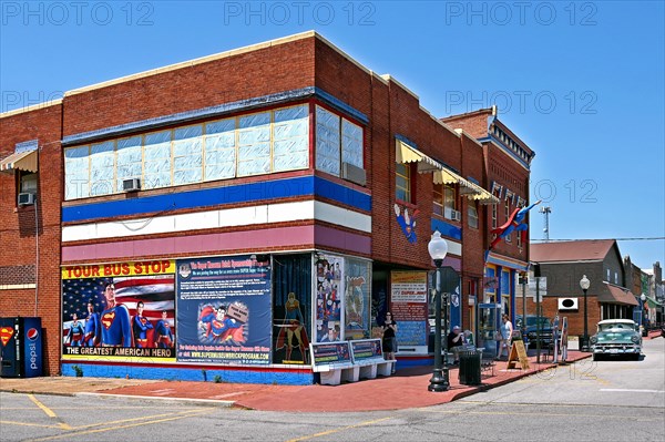 Superman Museum in the historic district of Metropolis