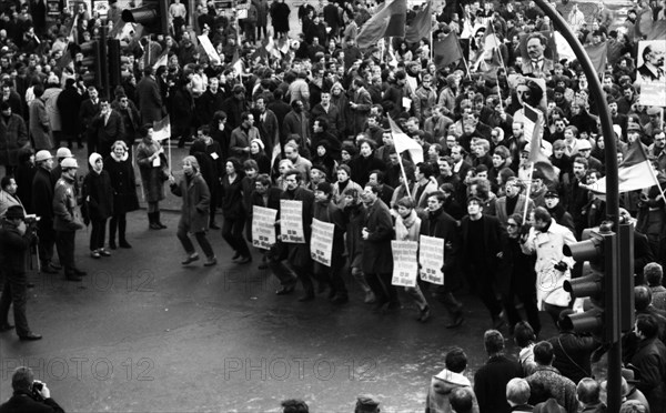 The 1968 International Vietnam Congress and the subsequent demonstration by students from the Technical University of Berlin and 44 other countries was one of the most important events of the 1960s and was influential in the student movement in Germany