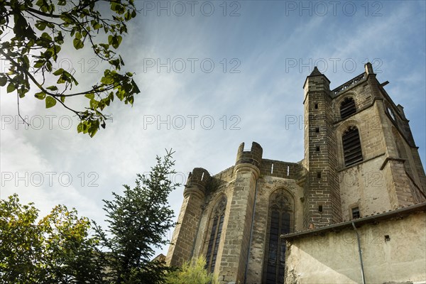 Lavoute Chilhac labelled Les Plus Beaux Villages de France. Priory Sainte-Croix