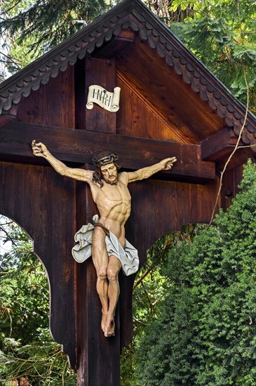 Crucifix at the Seelenkapelle from 1492