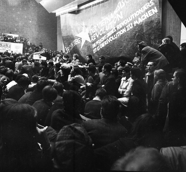 The 1968 International Vietnam Congress and the subsequent demonstration by students from the Technical University of Berlin and 44 other countries was one of the most important events of the 1960s and was influential in the student movement in Germany