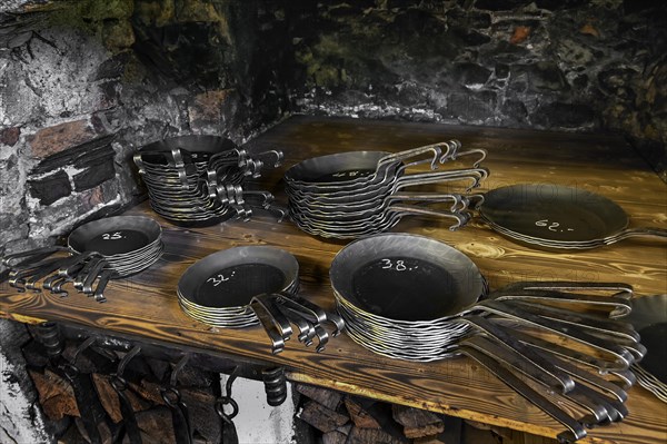 Forged iron pans