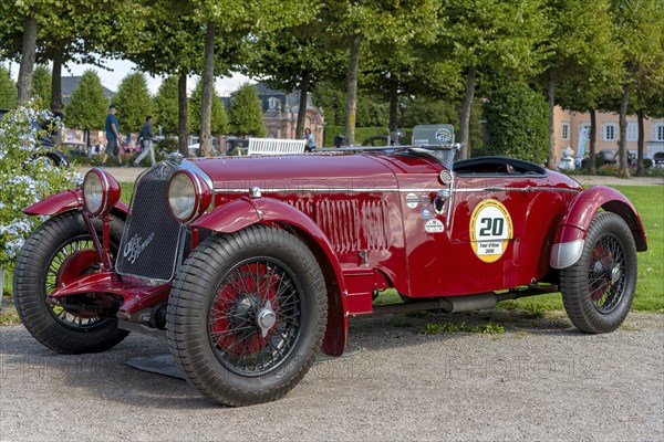 Vintage car Alfa 6C 1750 Testa Fissa