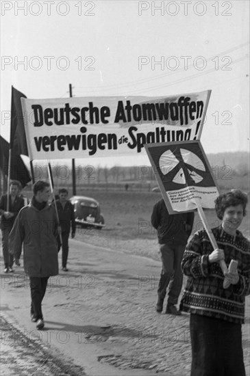 The 1964 Easter March led by the Campaign for Disarmament