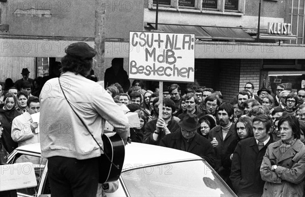 During the election campaign for the 1969 Bundestag elections