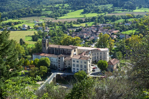 Lavoute Chilhac labelled Les Plus Beaux Villages de France. Priory Sainte-Croix