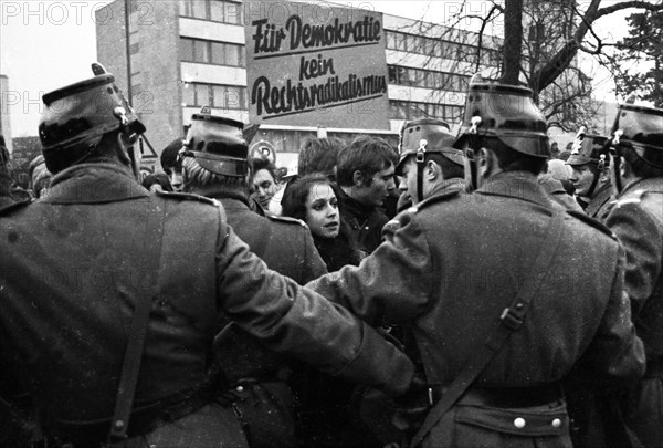 Several hundred demonstrators