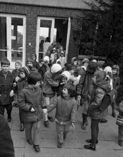 This colliery kindergarten with lots of music and paintings by Ruhrkohle AG