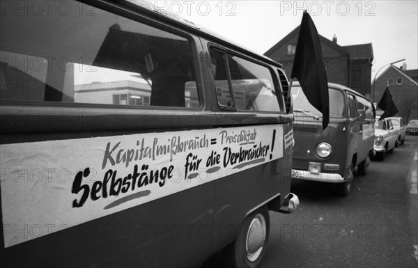 In a motorcade