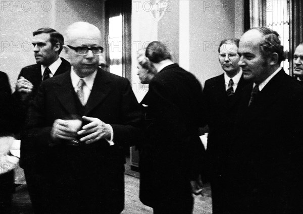 The visit of Federal President Gustav Heinemann and his woman Hilda to Paderborn on 9 March 1972 was to the city