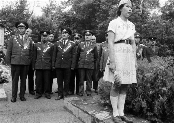 Impressions from the USSR 1972. Day of liberation from the Nazi regime. War veterans