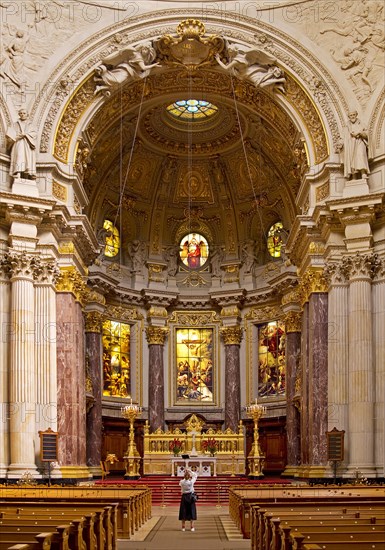 Interior view of Berlin Cathedral
