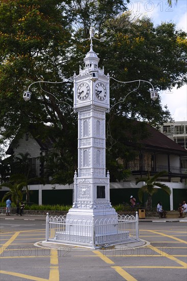 Clock Tower on the corner of Albert Street and Independence Avenue