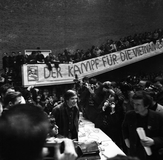 The 1968 International Vietnam Congress and the subsequent demonstration by students from the Technical University of Berlin and 44 other countries was one of the most important events of the 1960s and was influential in the student movement in Germany