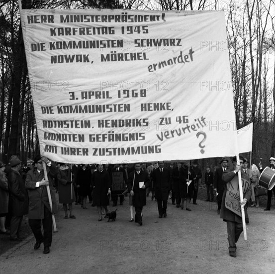 The traditional honouring of Nazi victims in the Bittermark