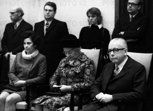 The visit of Federal President Gustav Heinemann and his woman Hilda to Paderborn on 9 March 1972 was to the city