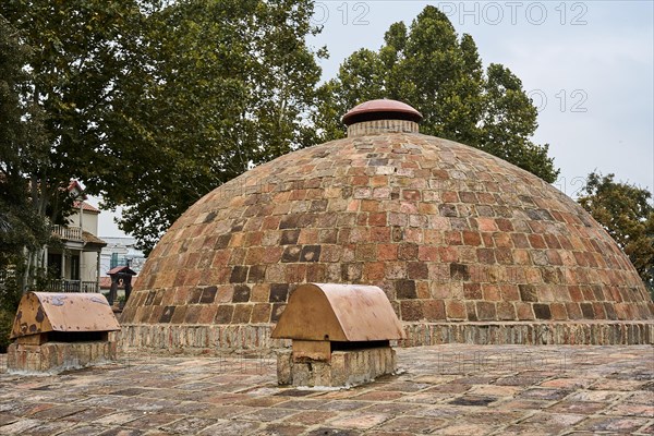 Dome of a sulphur bath