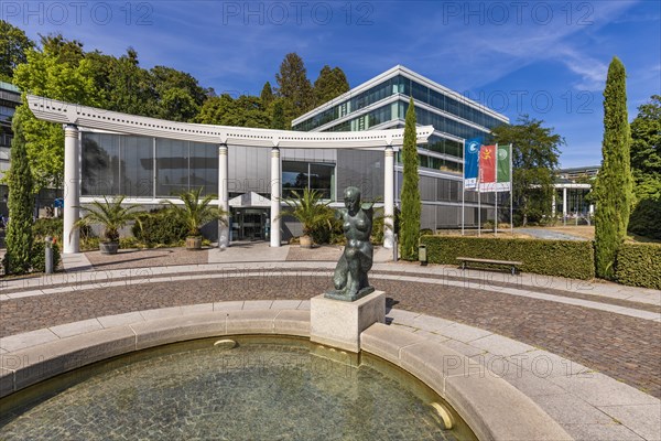 Fountain in front of the Caracalla Spa
