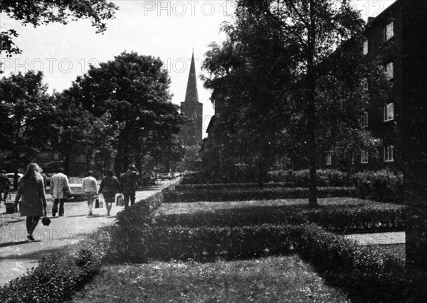 The residents of this old housing estate in a district of Bottrop complain