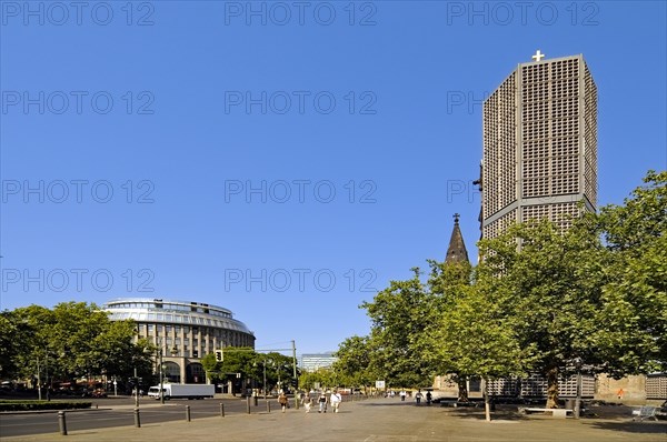 Breitscheidplatz with Kaiser Wilhelm Memorial Church