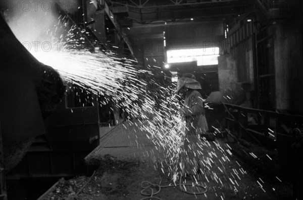 The production of steel products