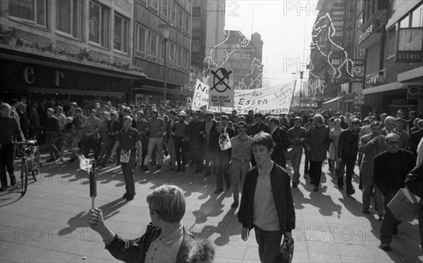 Election campaign appearances in 1969 by the radical right-wing NPD