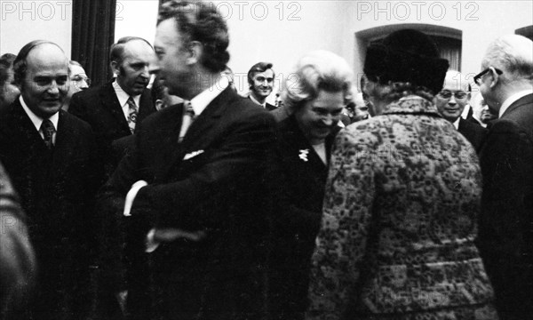 The visit of Federal President Gustav Heinemann and his woman Hilda to Paderborn on 9. 3. 1972 was to the city