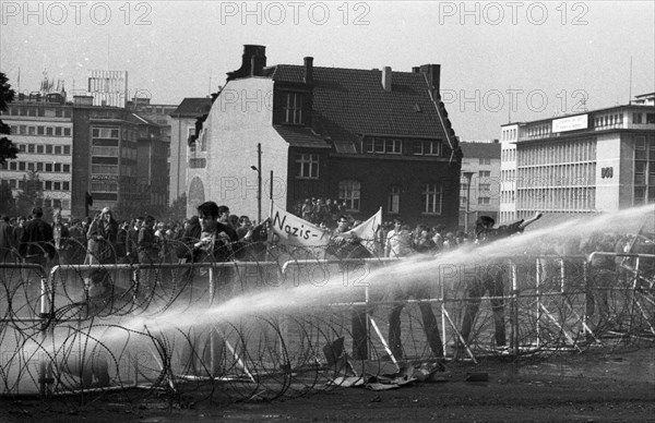 During the election campaign of the right-wing National Democratic Party of Germany