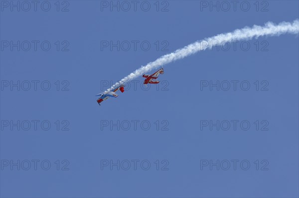 Yak and Biplane demonstration flight