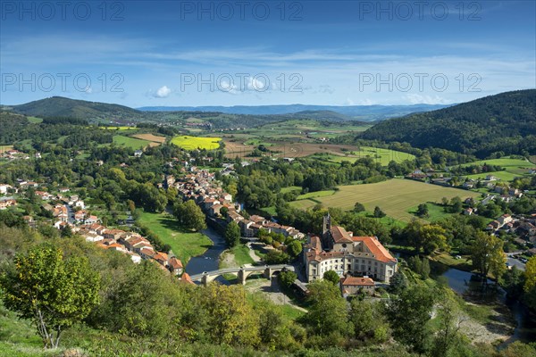 Lavoute Chilhac labelled Les Plus Beaux Villages de France. on river Allier