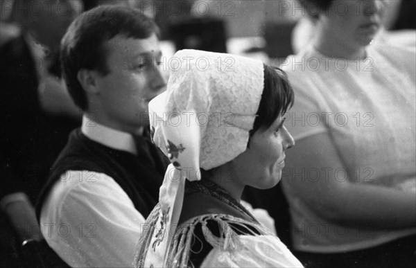 The meeting of the Danube Swabians in the Westafelenhalle in Dortmund in 1970