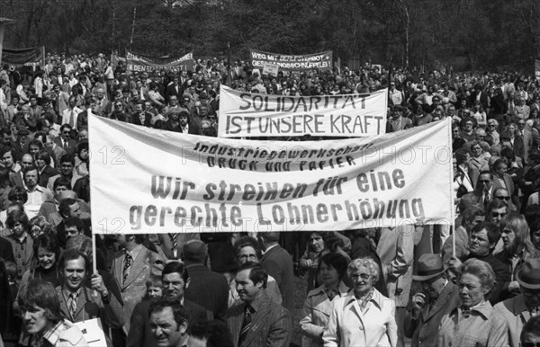 May Day demonstrations of the German Trade Union Federation