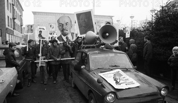 Students in the Ruhr area in the years 1965 to 1971 demonstrated in the Ruhr cities of Dortmund