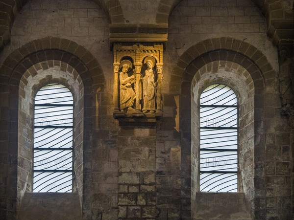 Stained glass window by Pierre Soulages