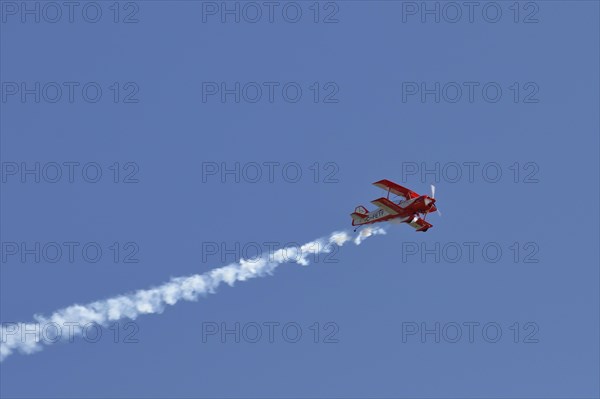 Biplane demonstration flight