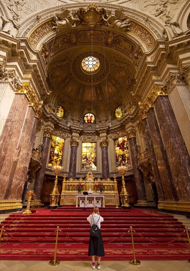 Interior view of altar