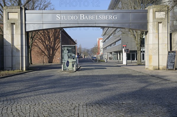 Main entrance to the film studios in Potsdam Babelsberg