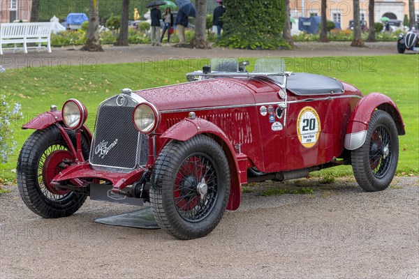 Vintage car Alfa 6C 1750 Testa Fissa