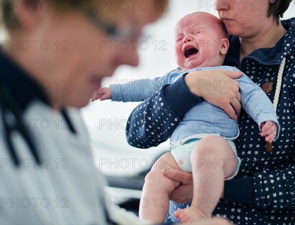 In the family doctor's consultation. Paediatrics