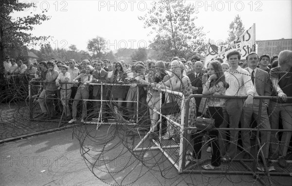 Election campaign appearances in 1969 by the radical right-wing NPD