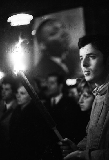 Students and professors of the University of Bonn reacted with mourning and protest to the assassination of Martin Luther King in the USA on 5 April 1968 in Bonn