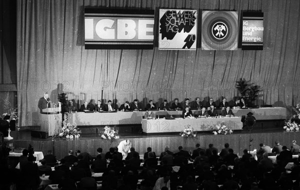 The 1970 Trade Union Congress of the Mining
