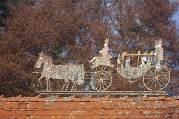 Historic stagecoach on the ridge