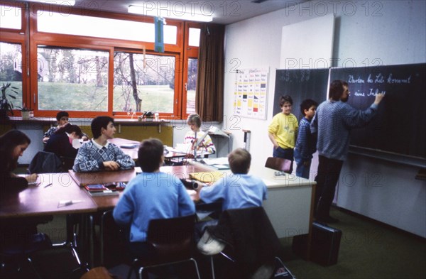 Hagen. Teaching at a comprehensive school ca. 1989-90