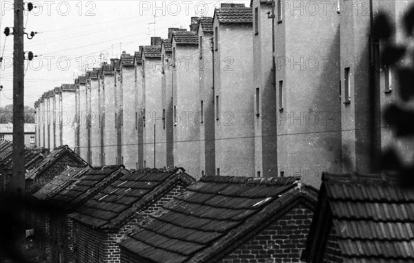 Negative highlights in the Ruhr area in the years 1965 to 1971. Colliery settlement