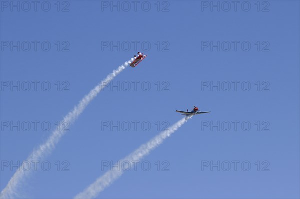 Yak and Biplane demonstration flight